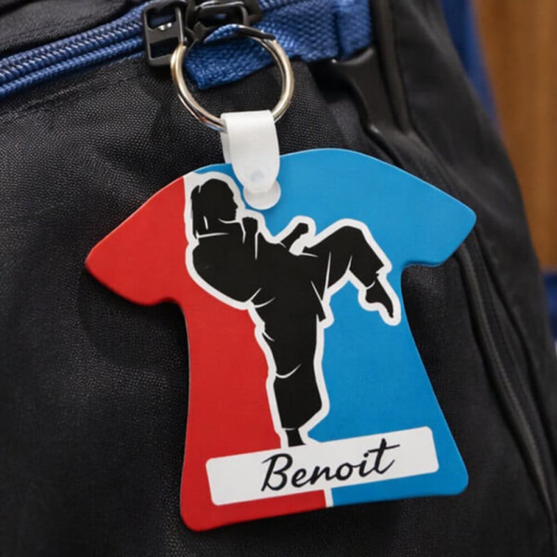 Porte clé tee-shirt personnalisé