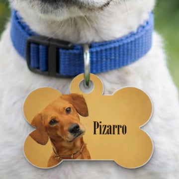 Médaille animal os personnalisé