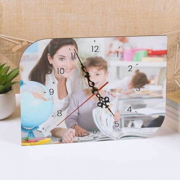 Horloge feuille personnalisé