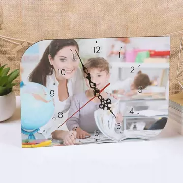 Horloge feuille personnalisé