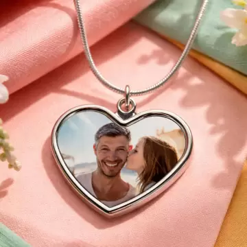 Collier cœur personnalisé