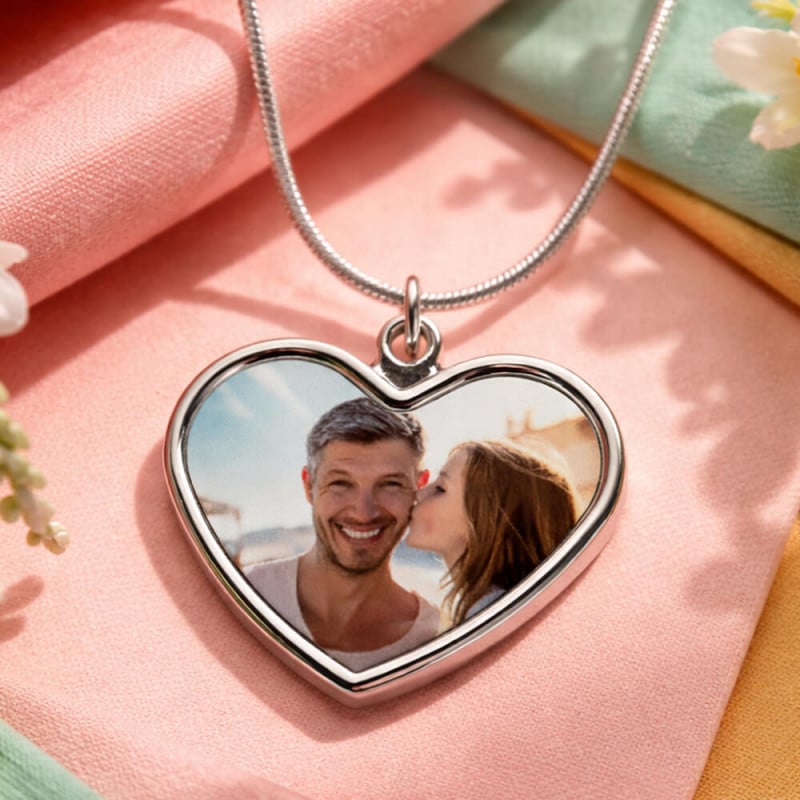 Collier cœur personnalisé