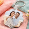 Porte clés fleur personnalisé