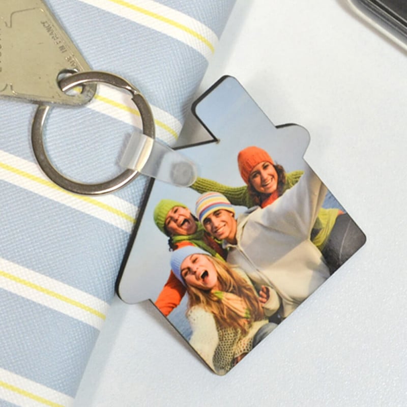 Porte clef maison personnalisé
