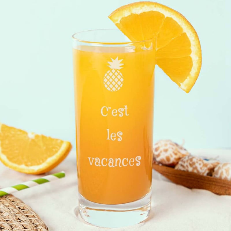 Verre apéritif personnalisé gravé