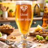 Verre à bière à pied personnalisé