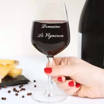 Verre à vin personnalisé