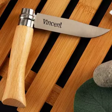 Couteau Opinel 7 personnalisé gravé