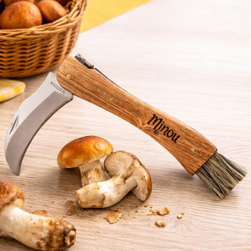 Couteau champignon gravé