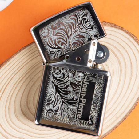 Briquet venitian zippo personnalisé gravé