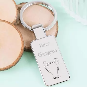 Porte clé champion personnalisable
