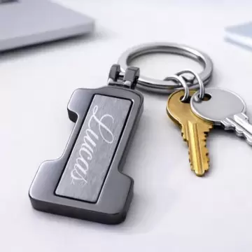 Porte clé nombre 1 personnalisé