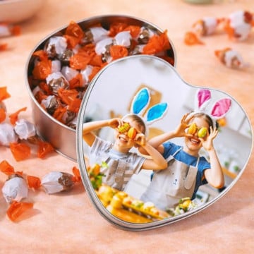 Boite chocolat cœur personnalisée