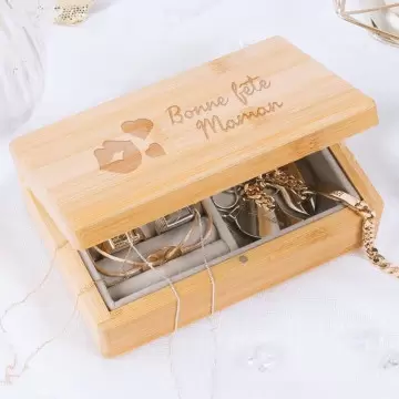 Boite bijou en bois personnalisée