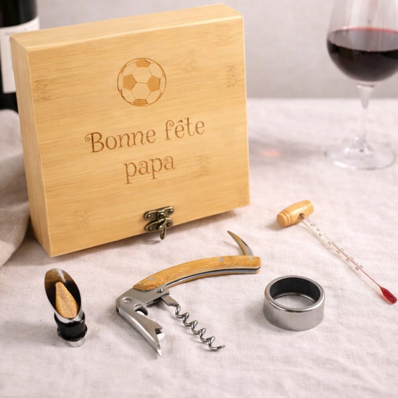 Coffret dégustation vin personnalisé