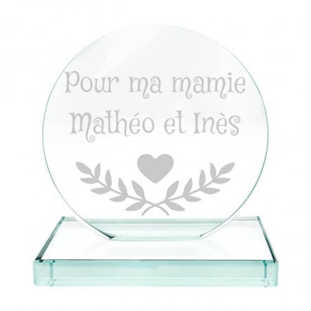 Trophée pour grand parents personnalisé