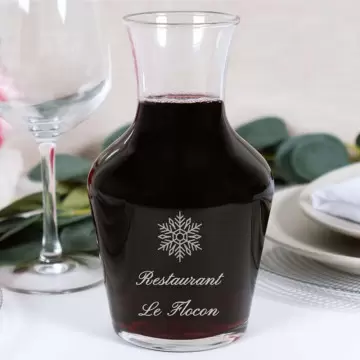 Carafe à vin personnalisée