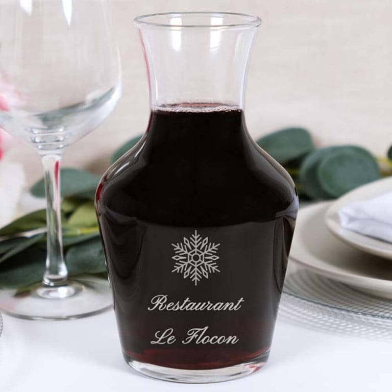 Carafe à vin personnalisée