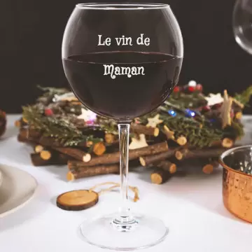 Verre à vin ballon personnalisé