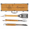Coffret couvert barbecue personnalisé fête des pères