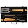couvert coffret papa roi du barbecue personnalisé