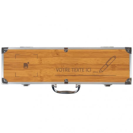 Coffret papa roi du barbecue à personnaliser
