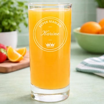 Verre apéritif maman personnalisé