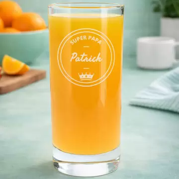 Verre apéritif papa personnalisé