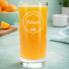 Verre apéritif papa gravé