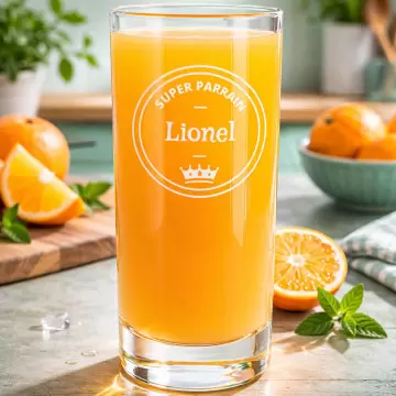 Verre apéritif parrain gravé