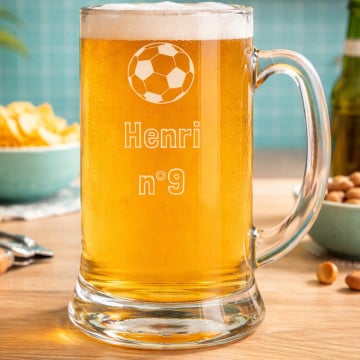 Chope à bière personnalisée