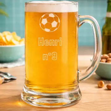 Chope à bière personnalisée