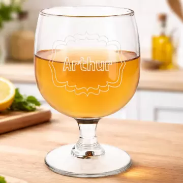 Verre à Cognac original gravé personnalisé
