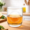 Verre à rhum cœur personnalisé gravé