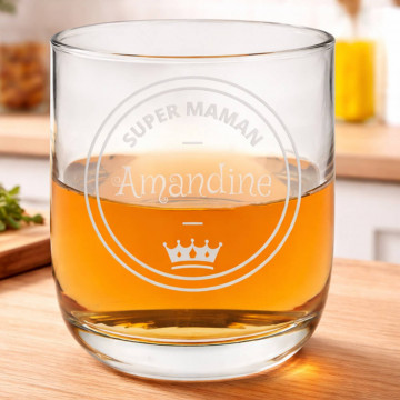 Verre à rhum maman personnalisé
