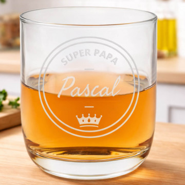 Verre à rhum papa personnalisé