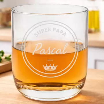 Verre à rhum papa personnalisé