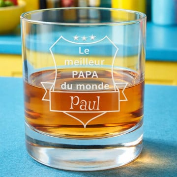 Verre à Whisky écusson personnalisé
