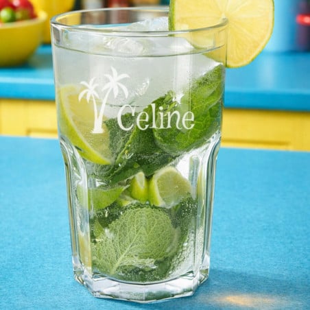 Verre à Mojito gravé