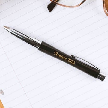 Stylo Bille Parker Urban noir gravé