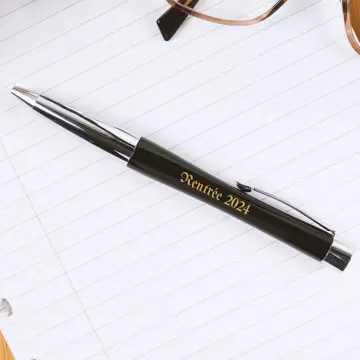 Stylo Bille Parker Urban noir gravé