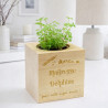 Ecocube maitresse personnalisé gravé