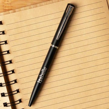 Stylo bille Waterman Graduate noir gravé