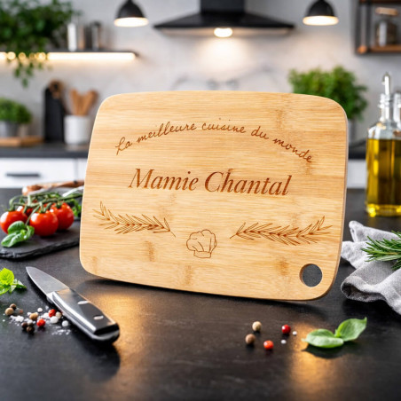 Planche à découper meilleure cuisine gravée