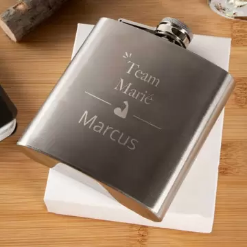 Flasque mariage personnalisée