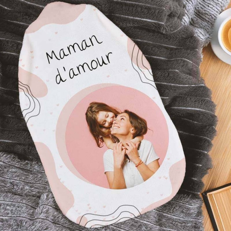 Bouillotte personnalisée pour maman