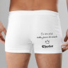 Boxer belle fesse personnalisé prénom