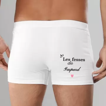 Boxer fesse personnalisé prénom