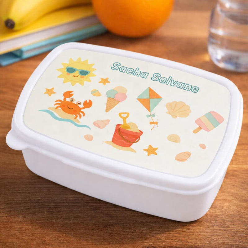 Boite gouter blanche été personnalisée