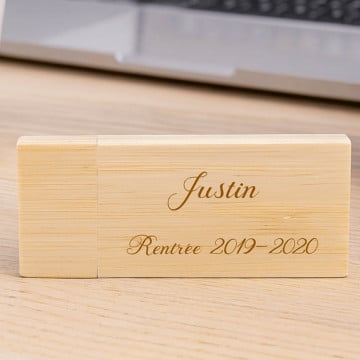 Clé USB en bois 32 Go personnalisable